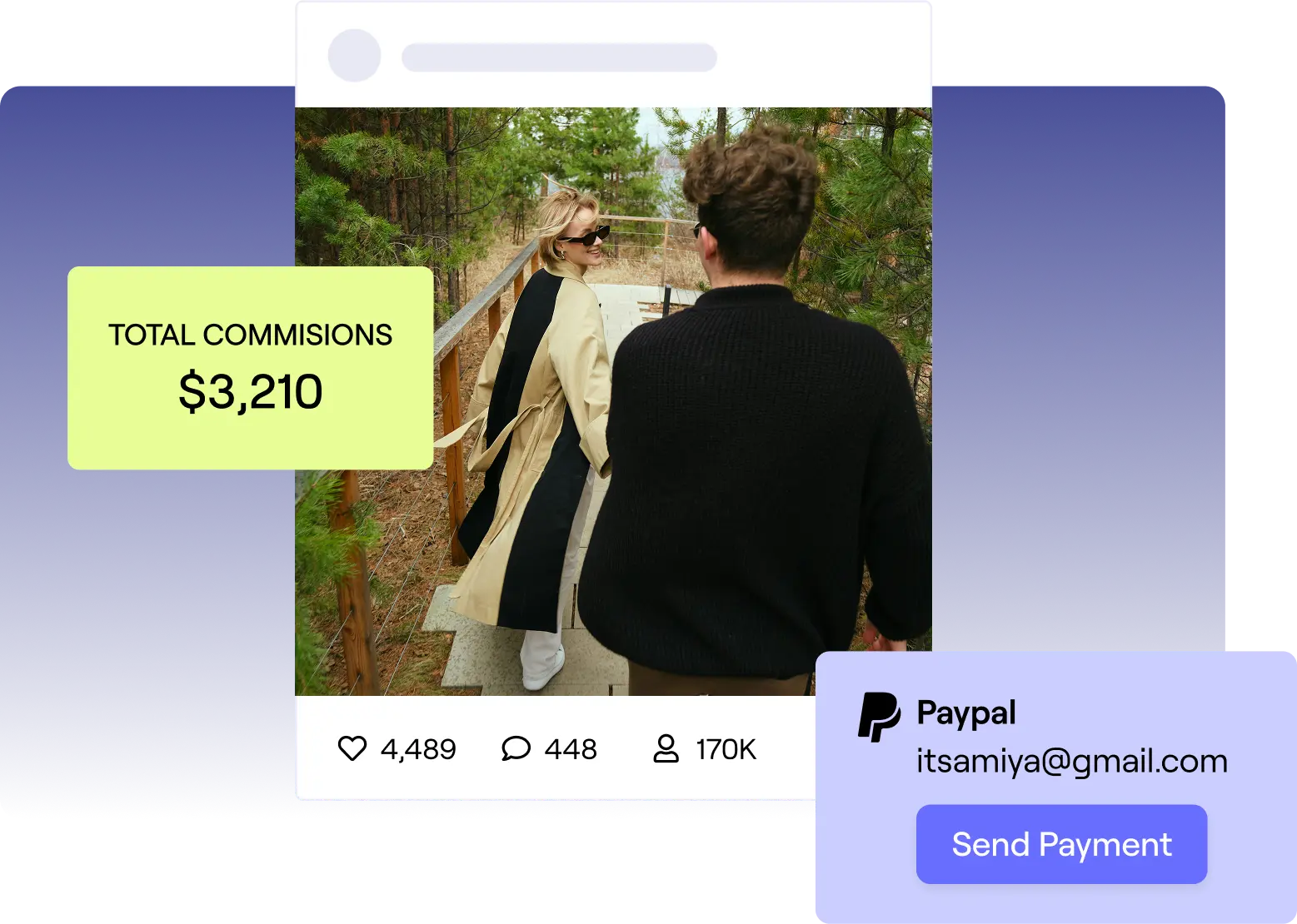 Stylized image of creator payment options by GRIN