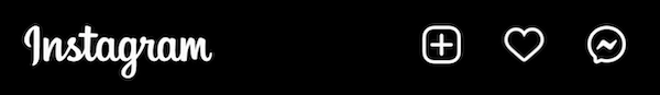 Screenshot of Instagram bar