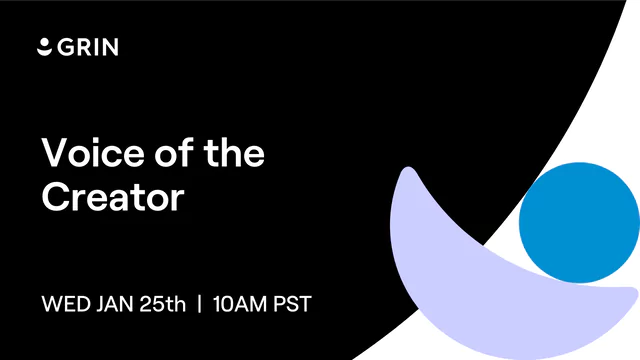 Voice of the Creator webinar featured image